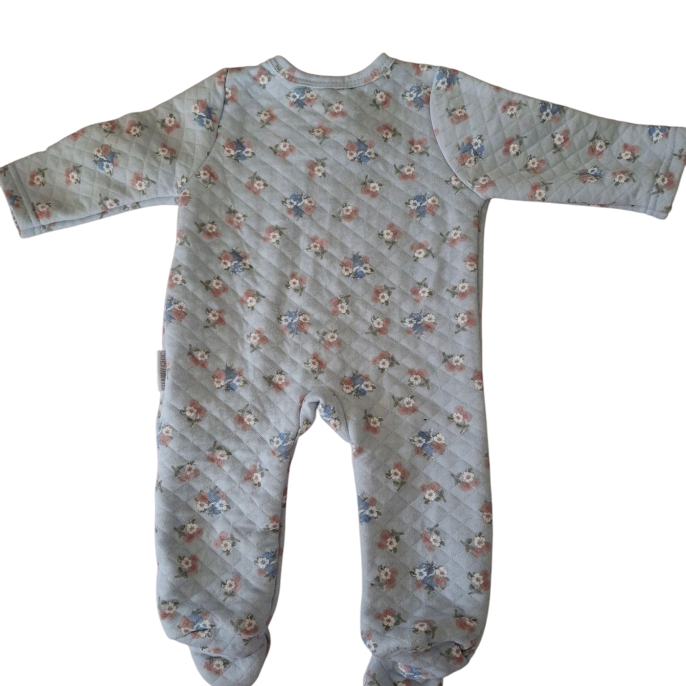Floral Quilted Kids One Piece